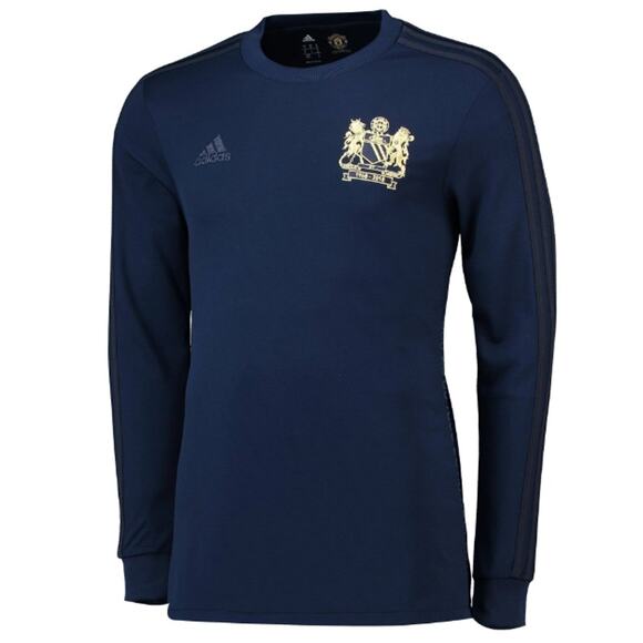 Adidas Manchester United 50th Anniversary 1968 Retro Sweat Top Jersey Men’s S - Picture 1 of 9